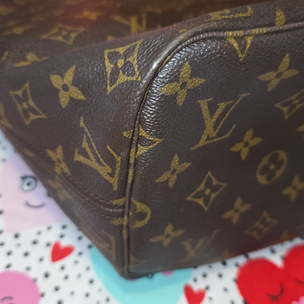 Louis Vuitton Dark Brown Monogram Tote NEVERFUL MM - Picture 4 of 9